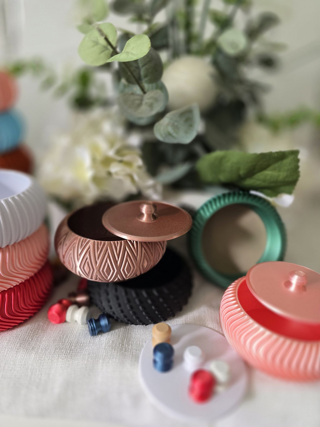 Boîtes à bijoux empilables x2 - BimBam Box "Floride"