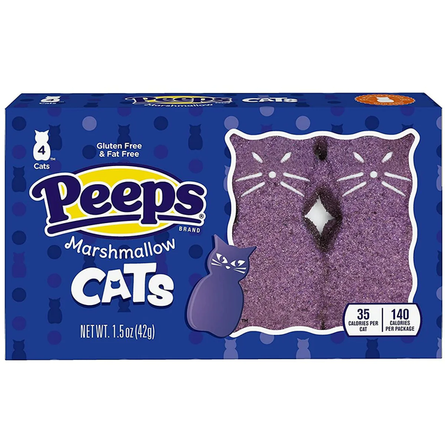 Peeps Halloween Marshmallow Spooky Cats (4pcs)