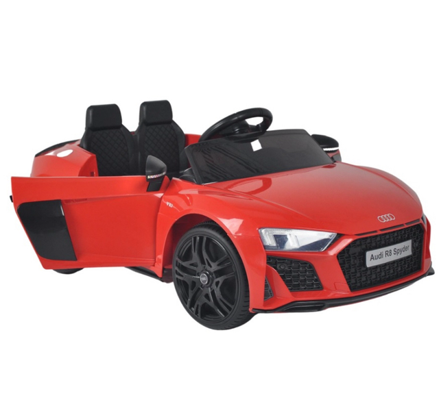 Licensed Audi R8 Spyder 12V Electric Ride On Car (Red)
