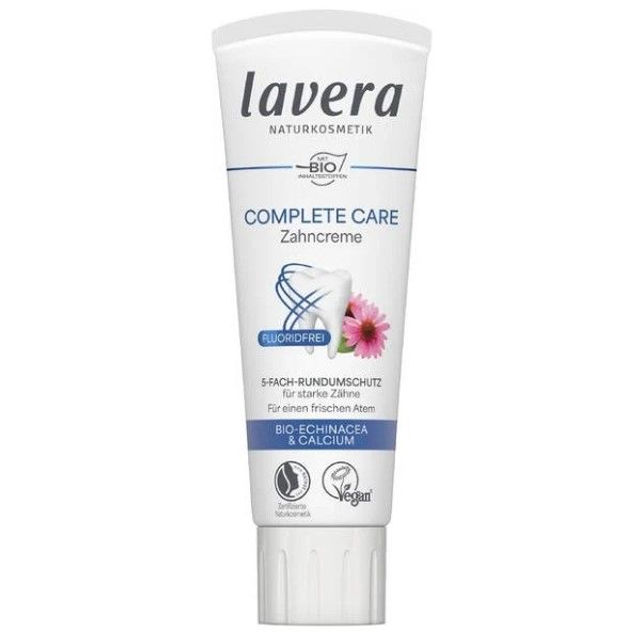 Lavera Zahncreme Complete Care Fluoridfrei, 75ml Tube