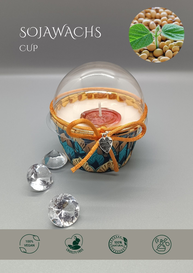Sojawachs Kerze Cup