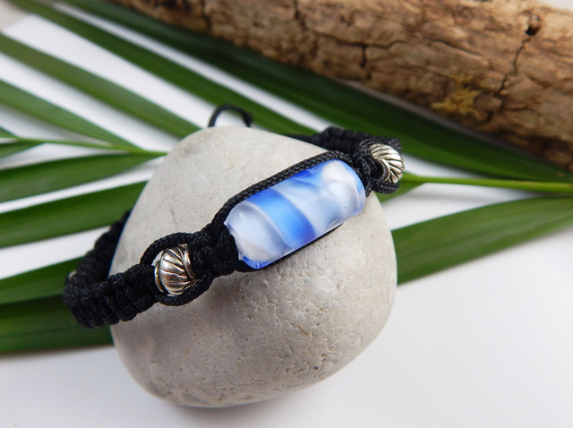 Bracelet Tressé - Bleu