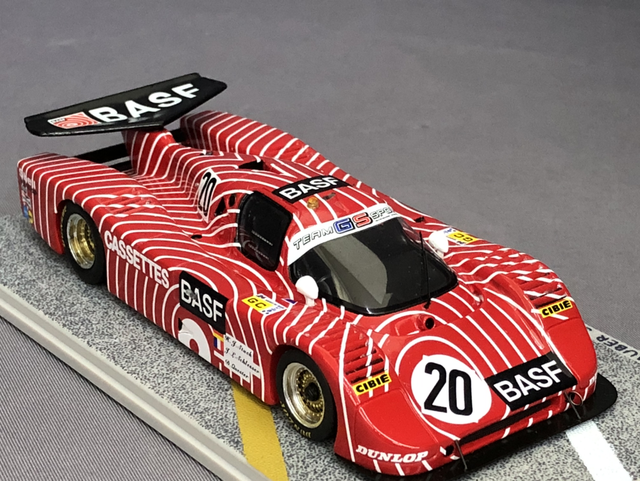 Sauber SHS C6 Le Mans 1982 #20 H.J. Stuck / D. Quester / J.L. Schlesser  "BASF" Bizarre 1:43