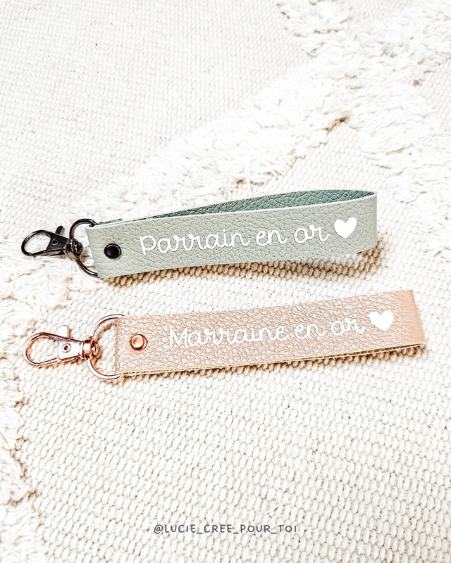 Porte-clé simili-cuir 