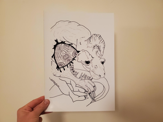 &quot;Choose Weird&quot; Print