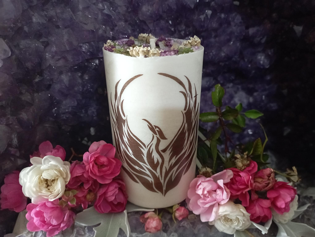 Bougie Pilier Phénix