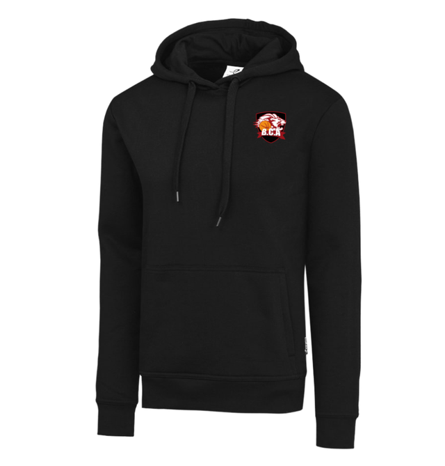 Sweat noir BCA (logo floqué)