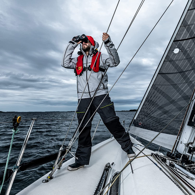 Steiner Navigator 7x50 Jumelles Marines avec Boussole - Boussole HD éclairée, Porro à Pont Ouvert, Haut Niveau de détail, étanche à 5 m