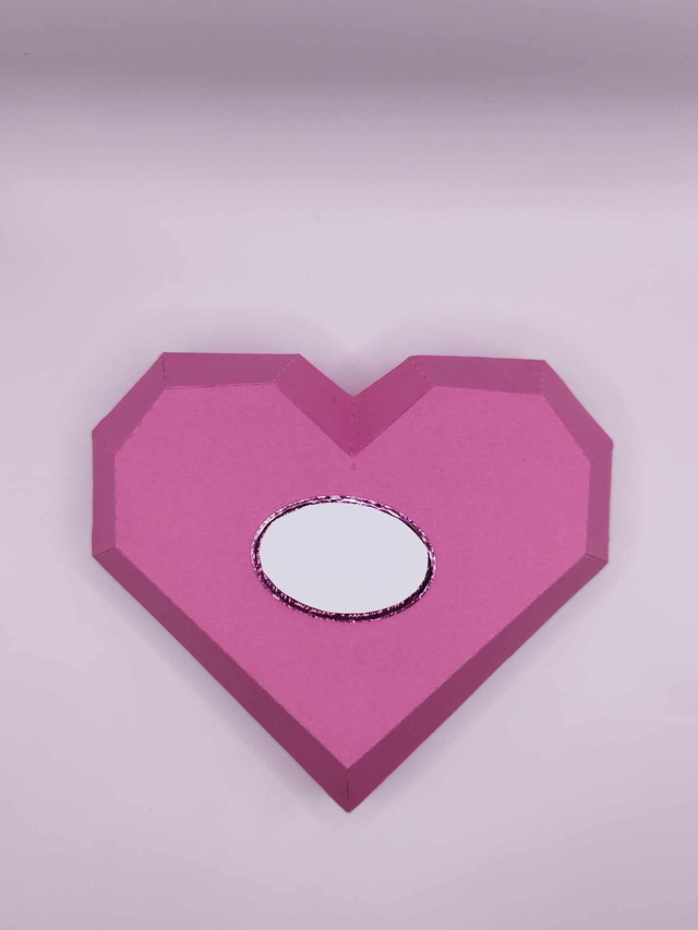 Boîte cadeau coeur rose