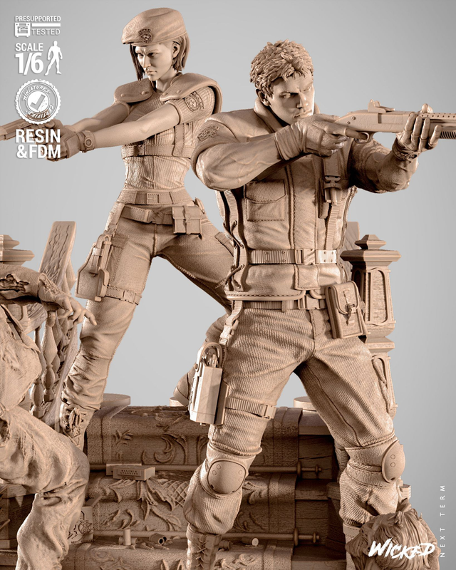 DIORAMA RESIDENT EVIL série gaming