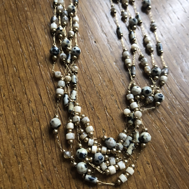 Collier Jaspe Dalmatien 