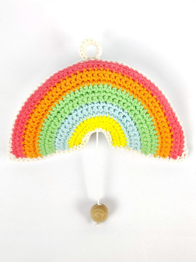 Muziekdoosje Regenboog Pastel