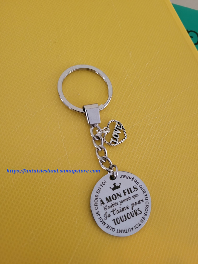 Porte-clés mon fils