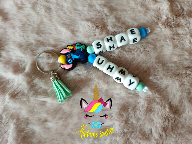 Porte clés 2 branches liées Sti