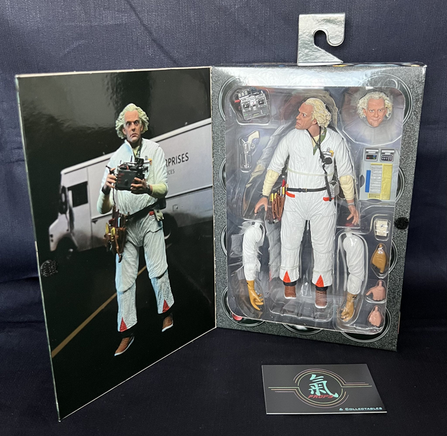 Back to the Future 1985 Doc Brown Ultimate action figure 18cm *NEW*