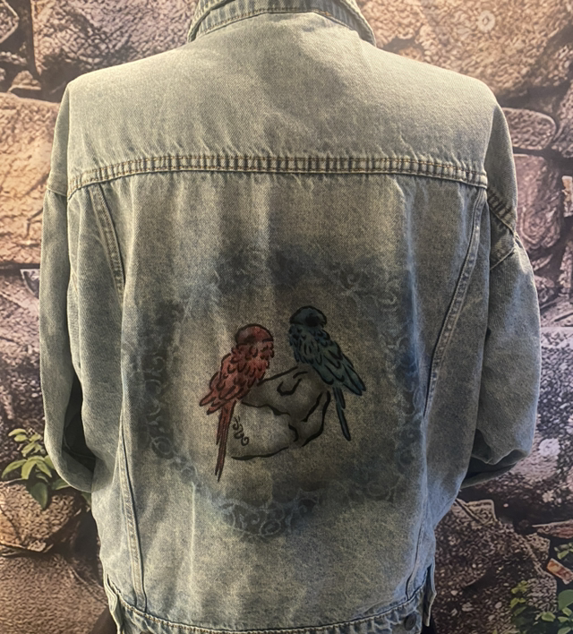 Jeansjacke PARROTS !!UNIKAT!!
