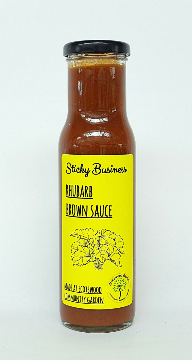 Rhubarb Brown Sauce