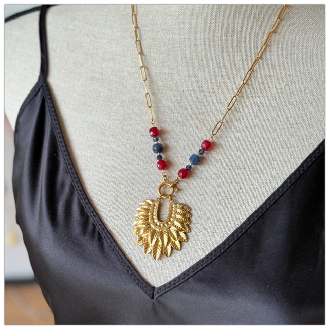 Collier esprit aztèque 