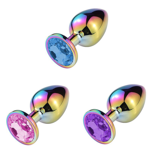 Plug Anal Dourado Grande