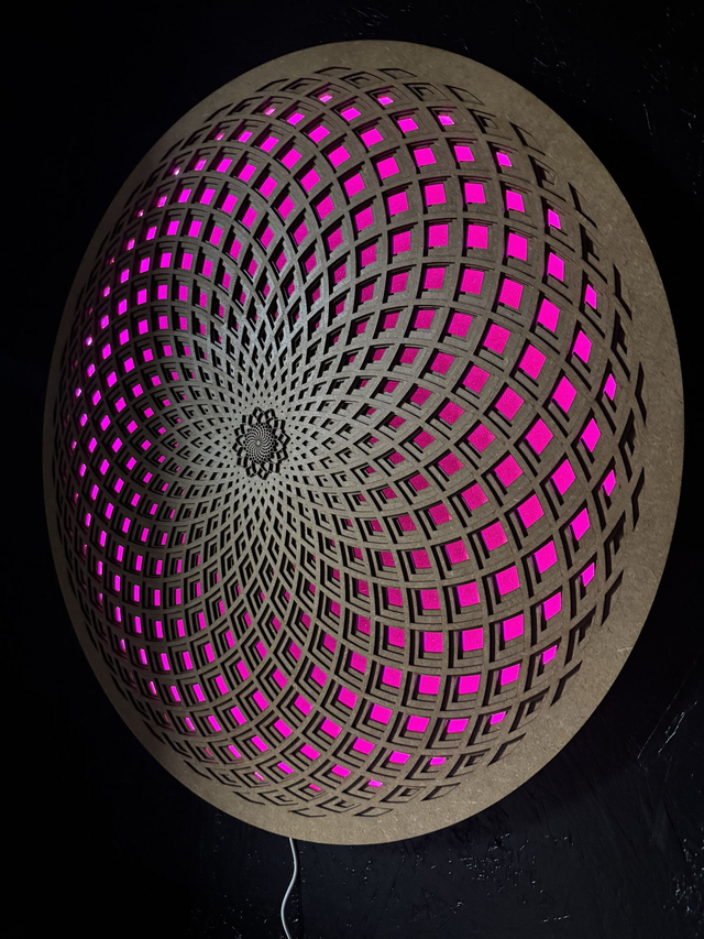 Mandala spirale Led