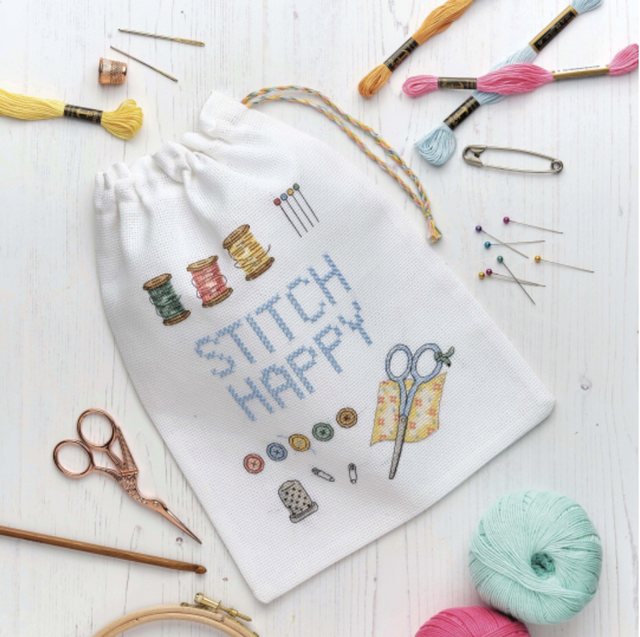 Counted Cross Stitch Kit: Crafters Collection: Project Bag - Anchor 