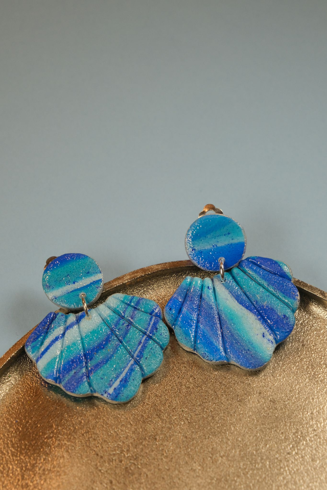 boucles à clips #20 - OCÉAN