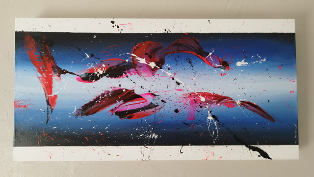 Tableau art contemporain moderne – peinture abstraite création originale signée