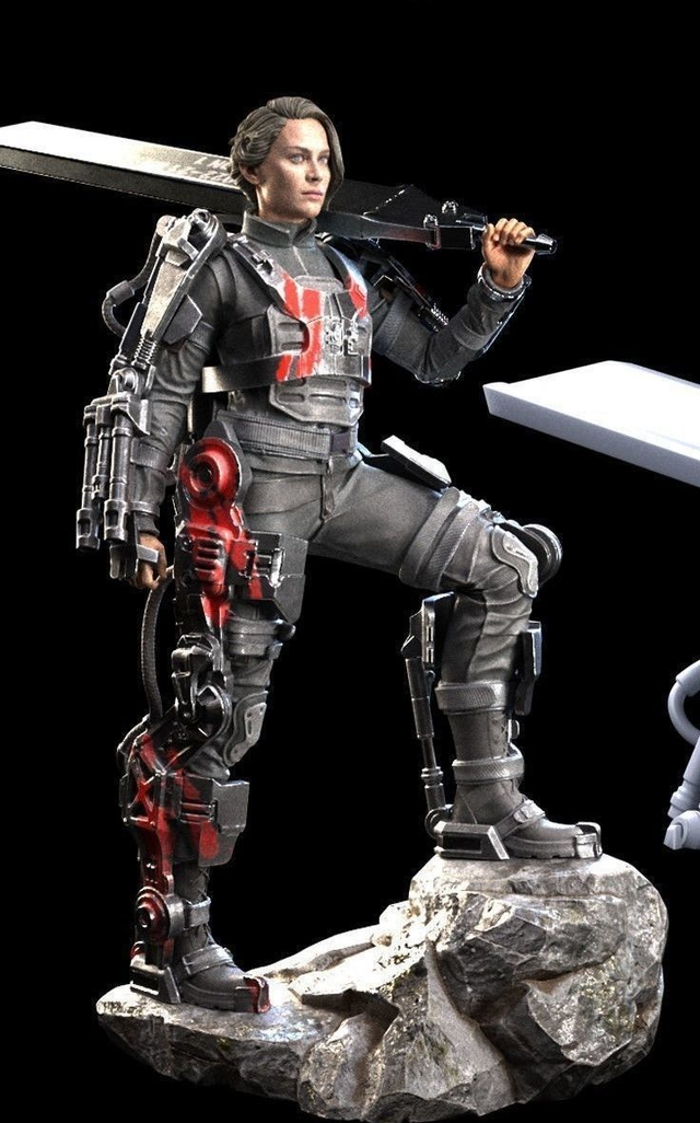 STATUE L&#039;ANGE DE VERDUN (Edge of tomorow) série movie