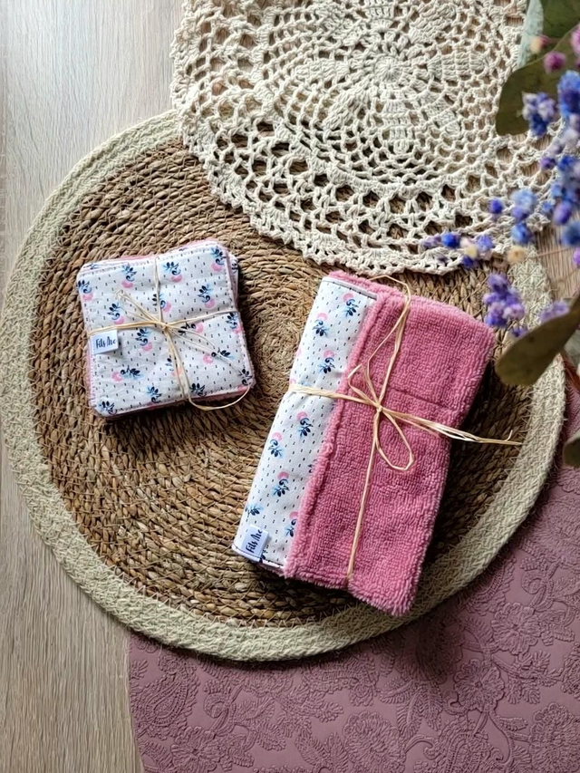 Gant soin + lingettes Rosa