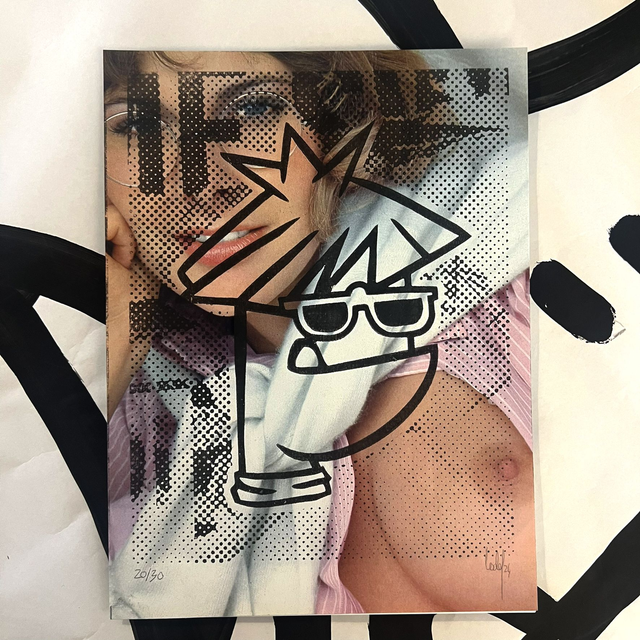 Xylo ANDY Dame tounue lunettes (encore) 18x24 cm sans cadre