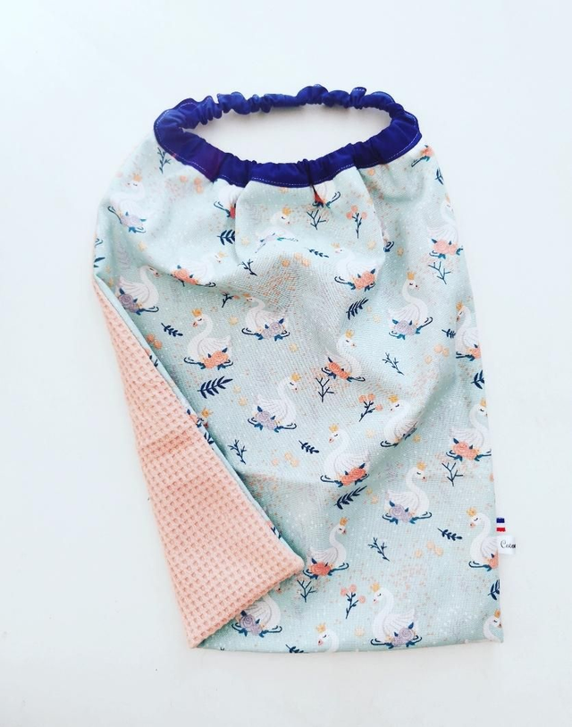 Bavoir serviette cygne