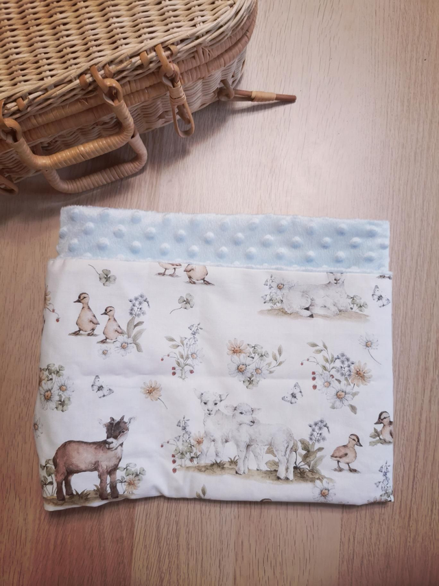 Couverture mi-saison bébé animaux 