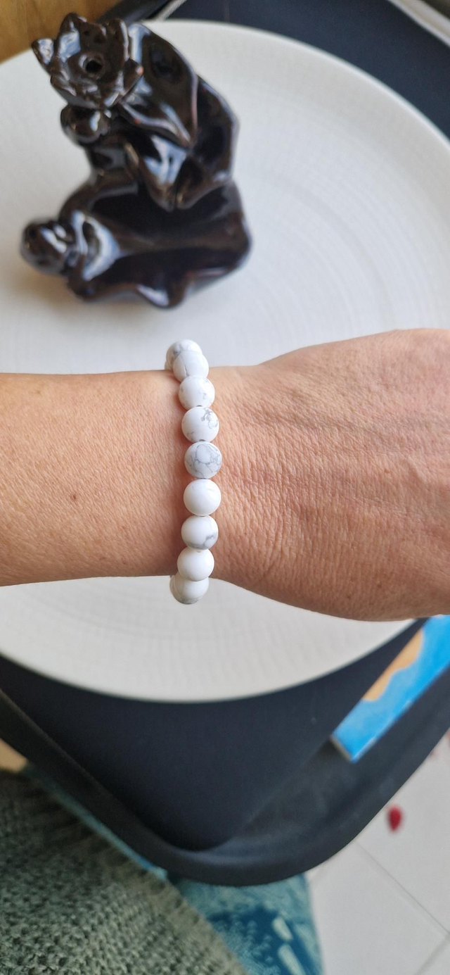 Bracelet HOWLITE 8mm