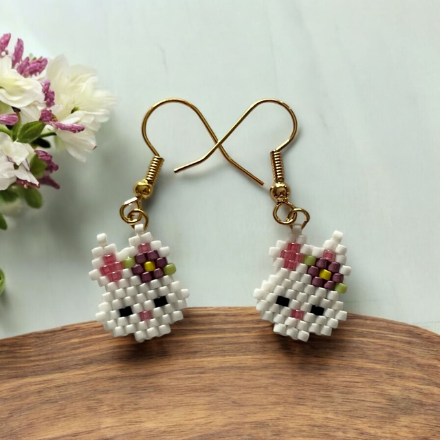Boucles d'oreilles petits lapins