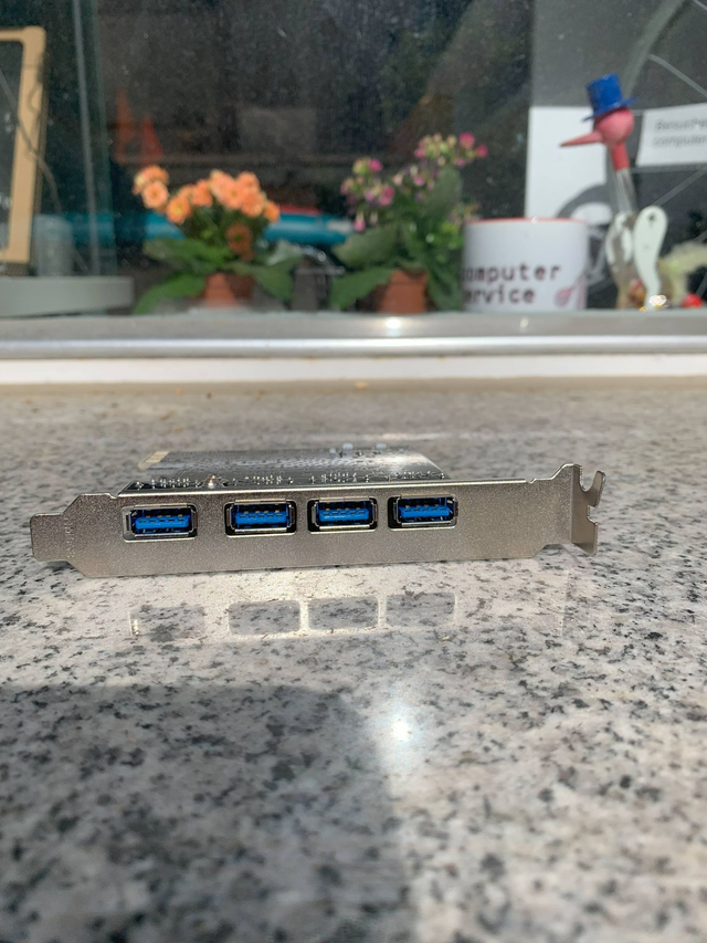 PCIe Controller 4port USB 3.0 Schnittstelle Karte