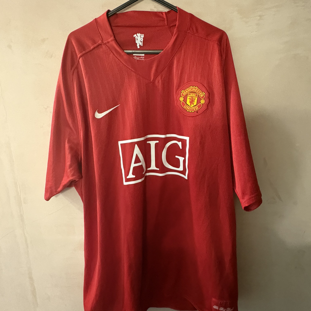 Manchester United Home Shirt 2007/09