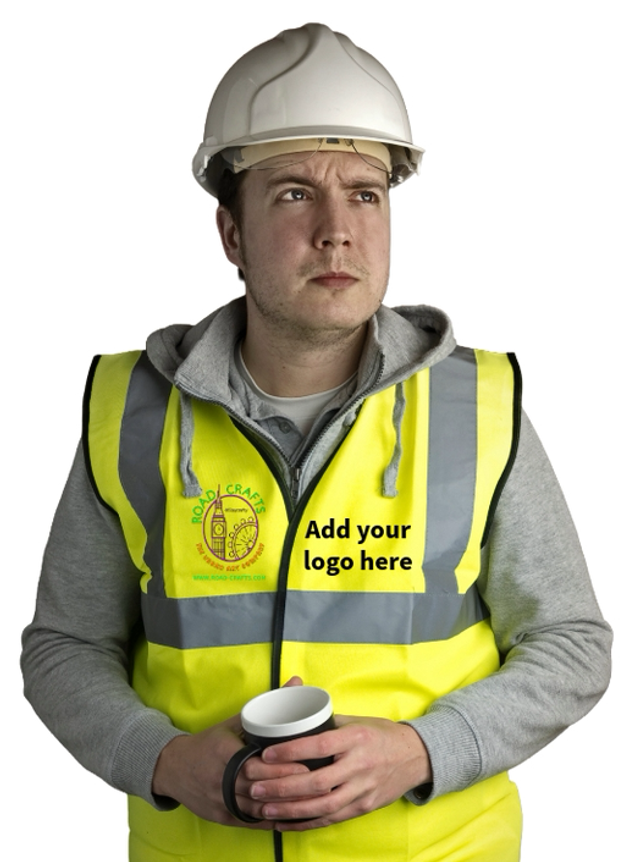 Customised high visibility vest 