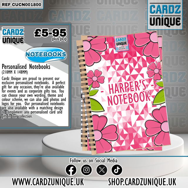 Personalised Notebook