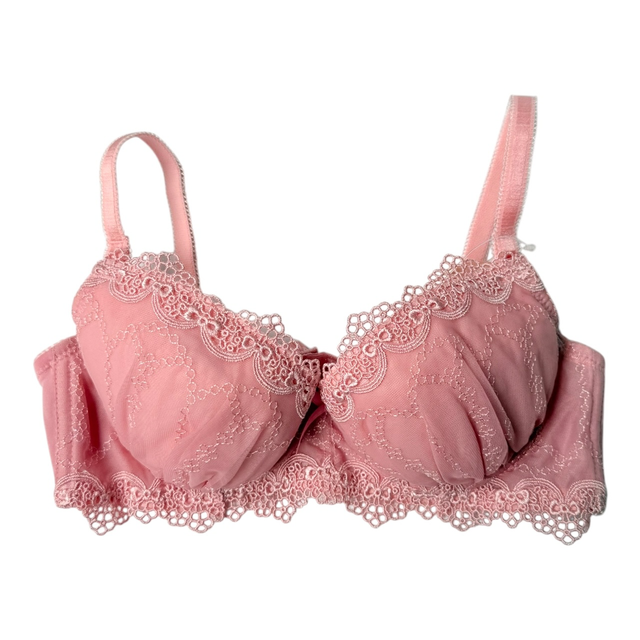 Pink bow floral Japanese Bra UK 32B  