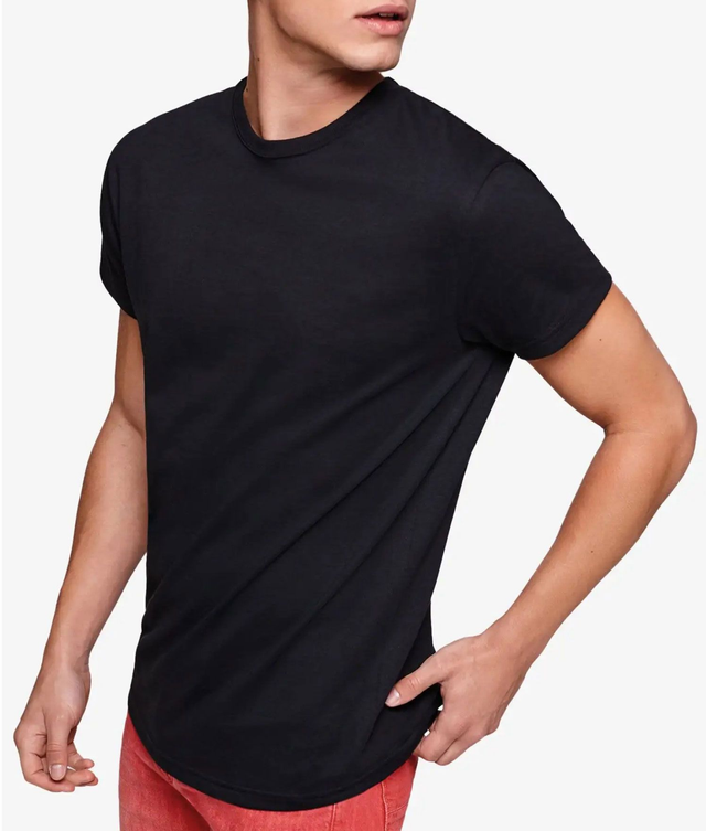 Tee-shirt noir Homme 100% coton taille S (à personnaliser)