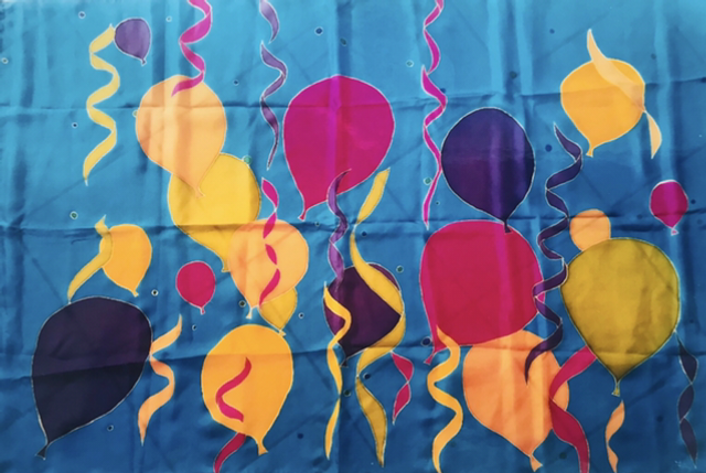 La joie du Seigneur est ma force Néhémie 8.10 Soie épaisse livrée sans tige 