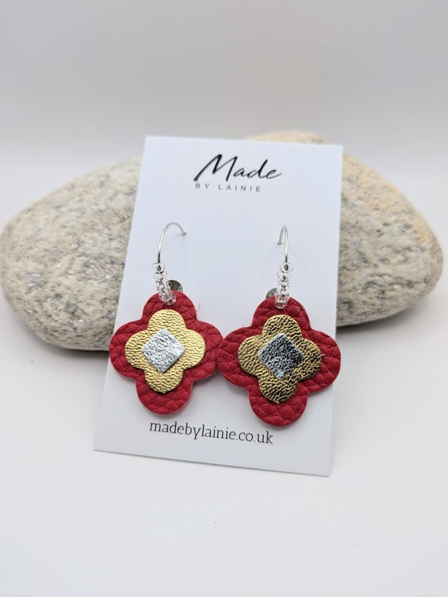 Flower Hoop Earrings (2)