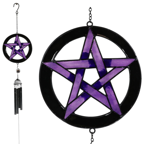 Pentagram wind chime 