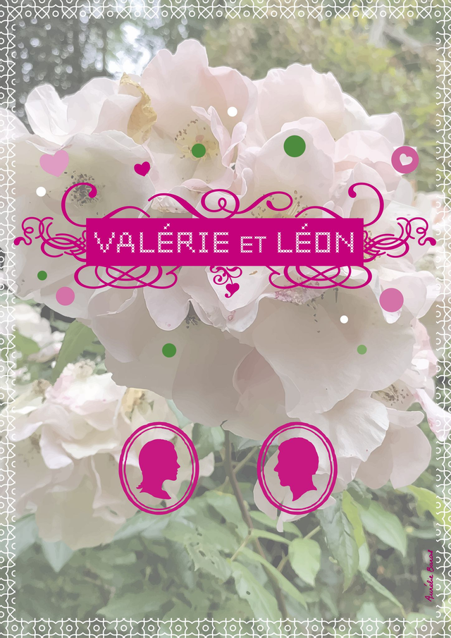 AFFICHE A3 / FLORE (01) personnalisable