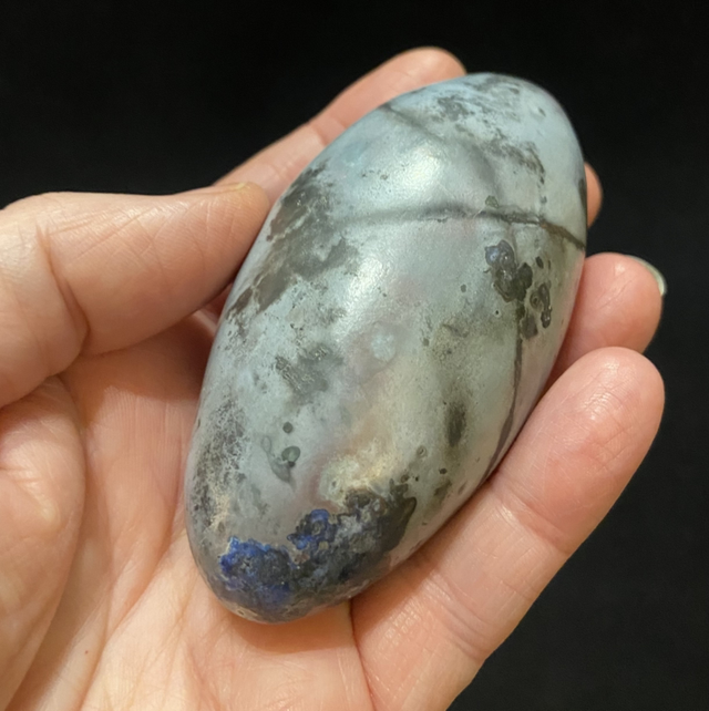 Hand Calming Stone- Saggar Fired