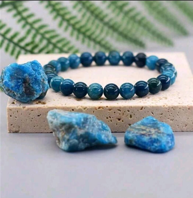 Bracelet en Apatite - 6mm