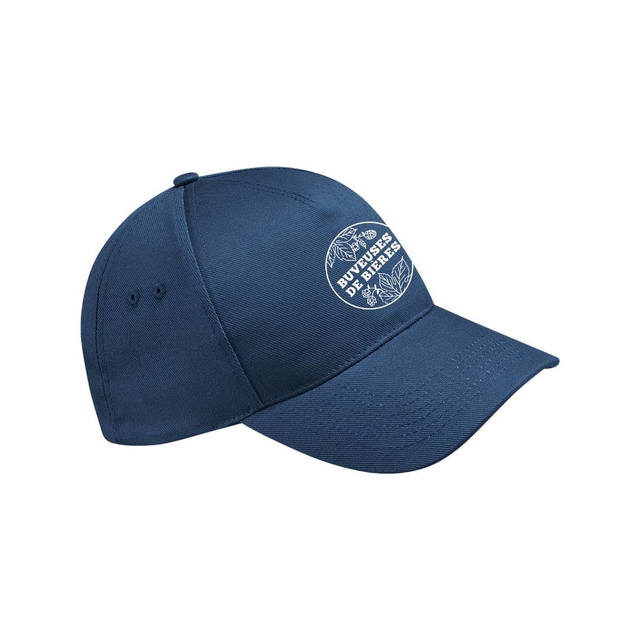 Casquette Bleu brodée