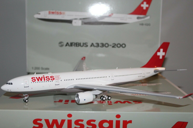 Swiss Airlines A330-200 (HB-IQG) Modell, 1:200, JFox