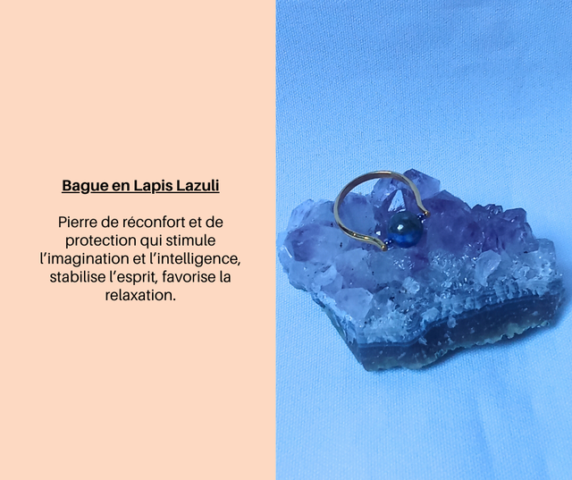 17- Bague en Lapis Lazuli