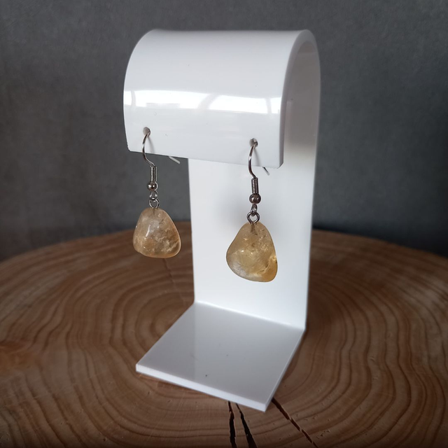 Boucles d'oreilles en Citrine